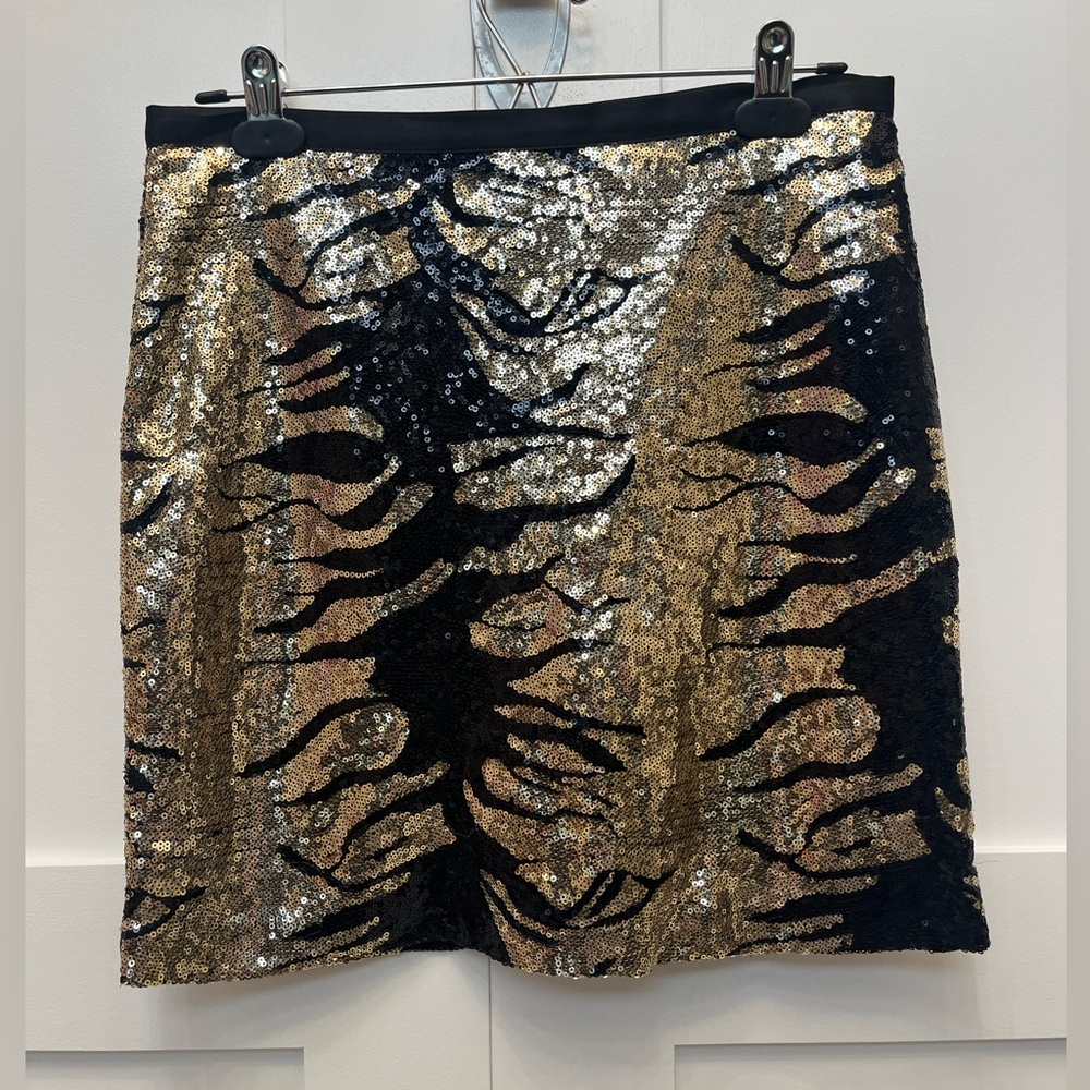 Black Collection sequin mini skirt